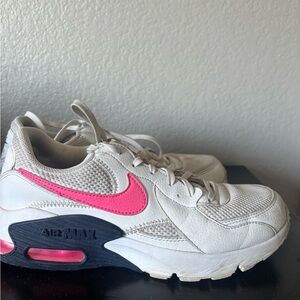 Nike Air Max White with Pink Accents
